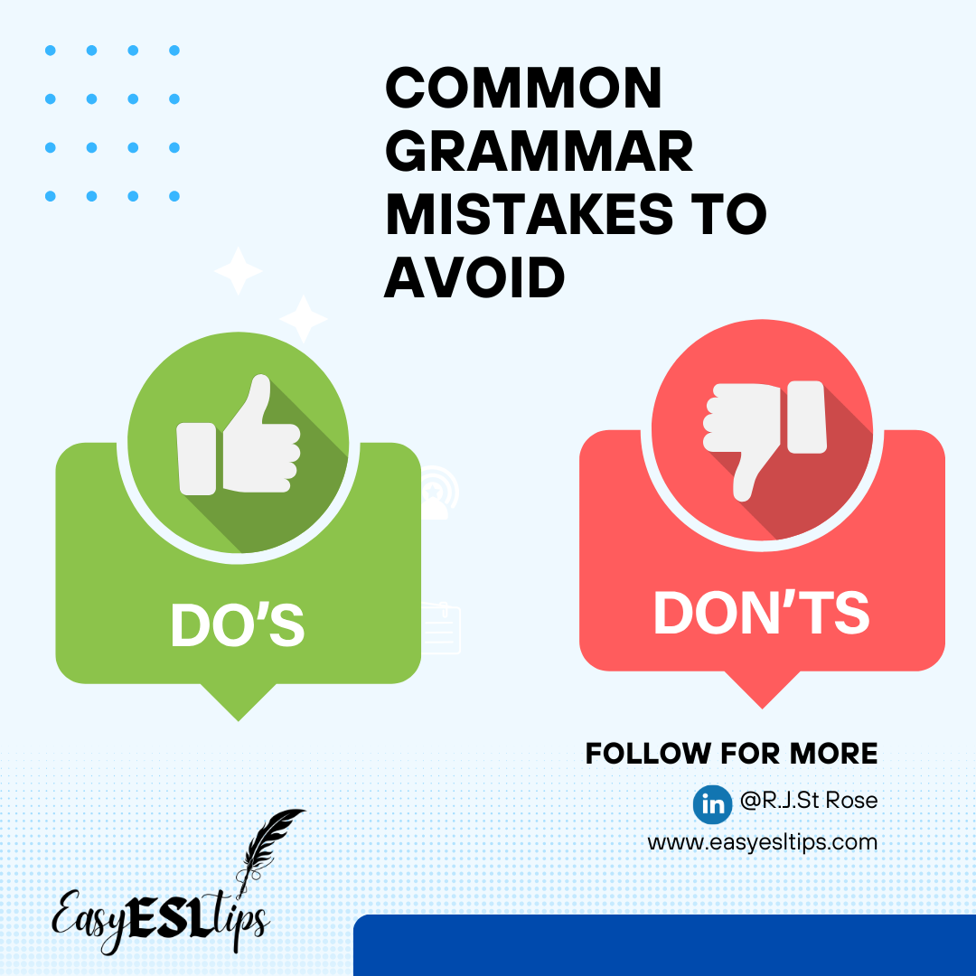 Common Grammar Mistakes to Avoid